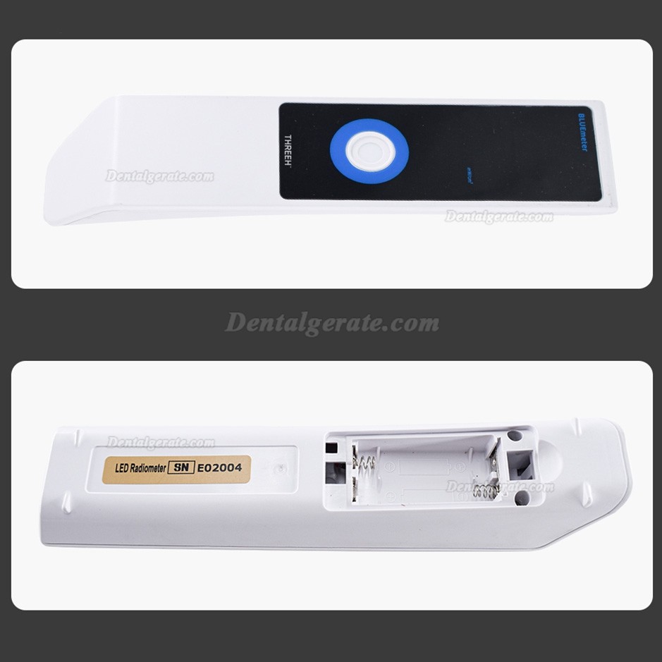 THREEH BLUEmeter Dental Polymerisationslichtmessger&auml;t Led Radiometer 50-3600 mW/cm&sup2;